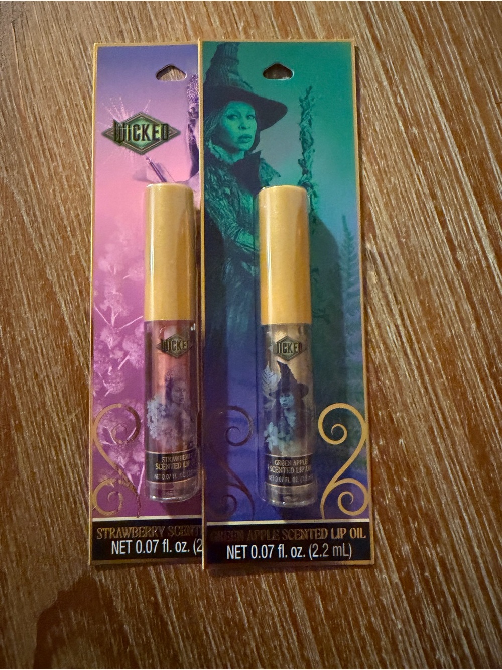 Scented Lip Oil - Strawberry & Green Apple (Set)